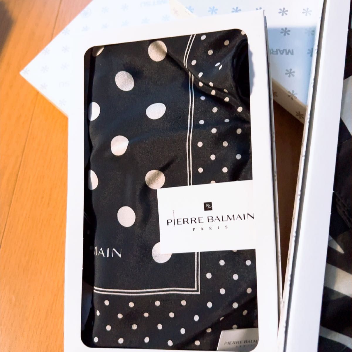 marumitsu スカーフ 水玉 セット pierre balmain lucifer basic