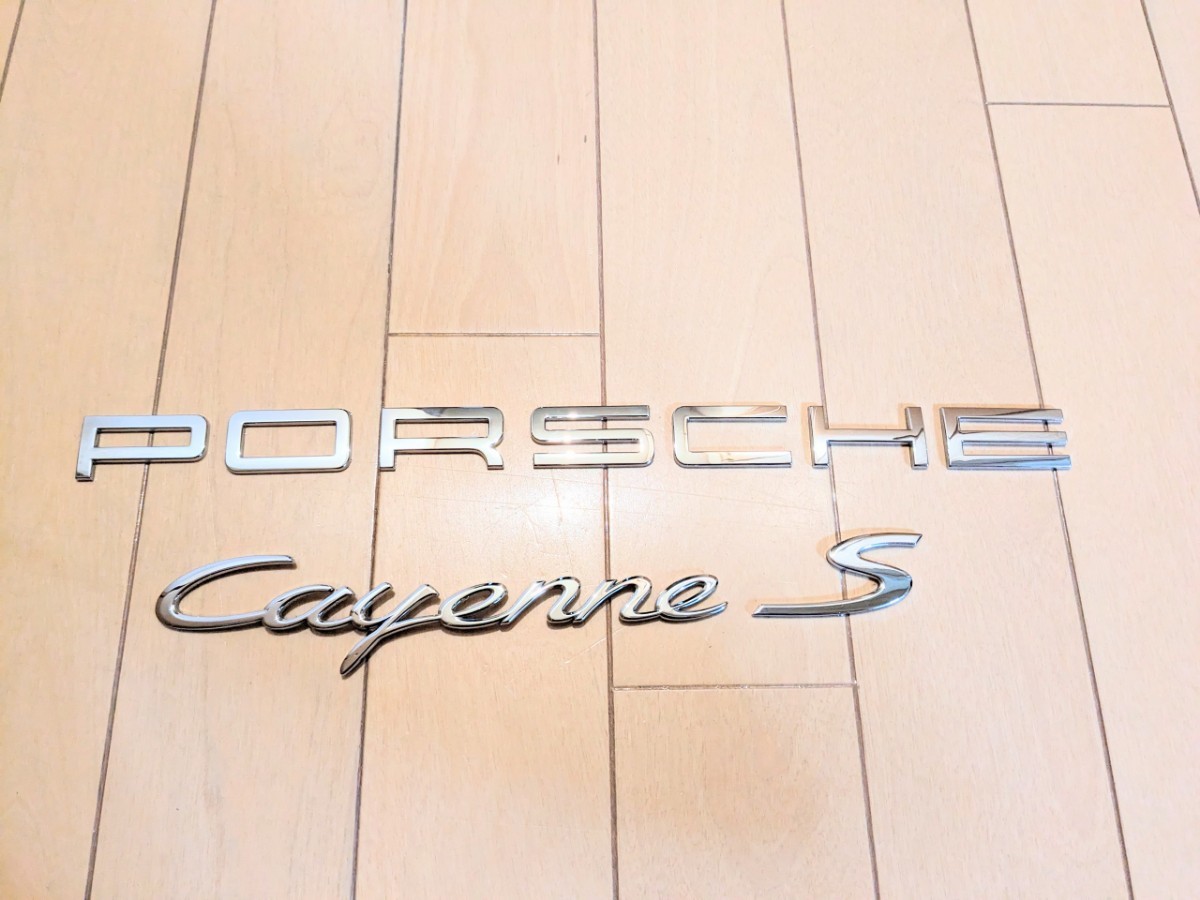  Porsche задний Cayenne эмблема б/у товар 