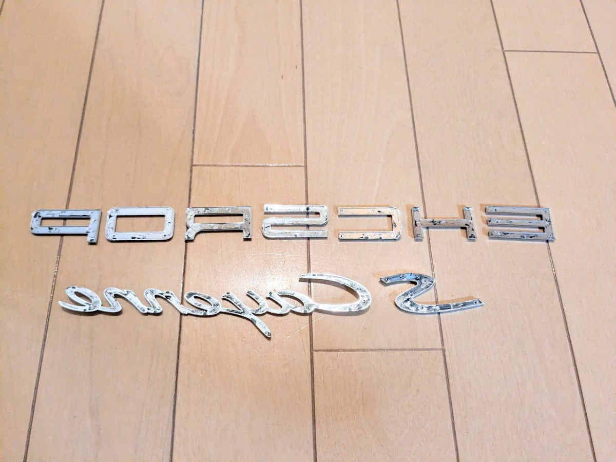  Porsche rear Cayenne emblem secondhand goods 