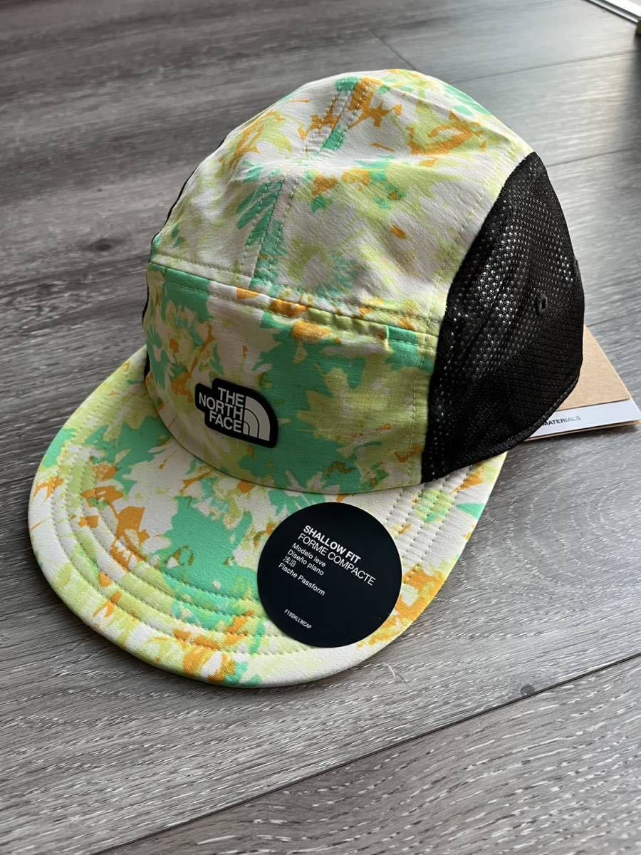 ☆正規品新品☆THE NORTH FACE CLASS V CAMP HAT ノースフェイス キャップ 帽子 NF0A5FXJ メッシュキャップ 迷彩イエロー 5N0 ワンサイズの画像1