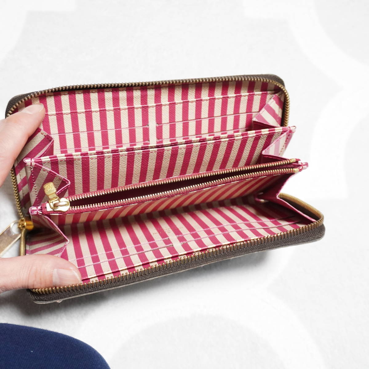 限定品国産 ヤフオク! - LOUIS VUITTON 長財布 布袋・箱・紙袋 付き