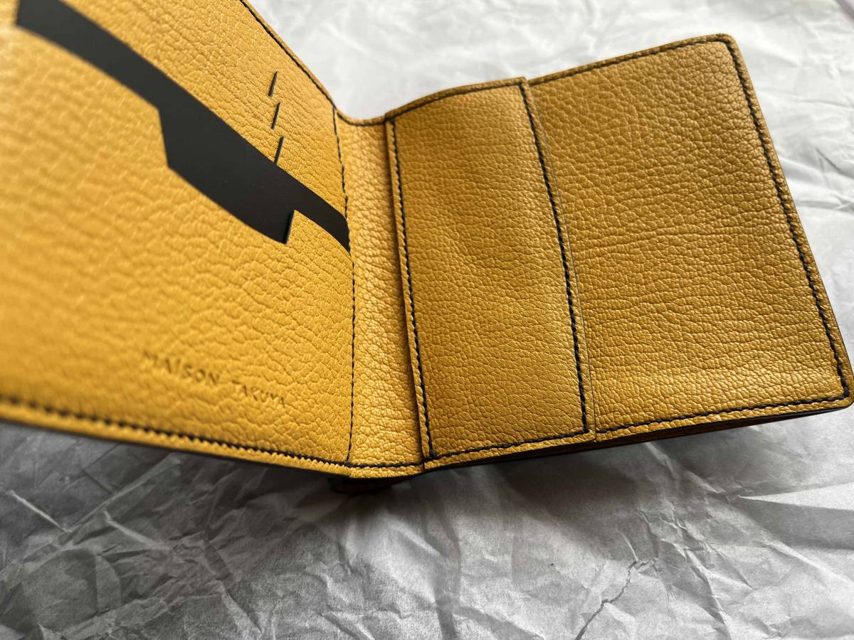 新品未使用 ☆ 28万 ☆ メゾンタクヤ スペシャルオーダー折り財布