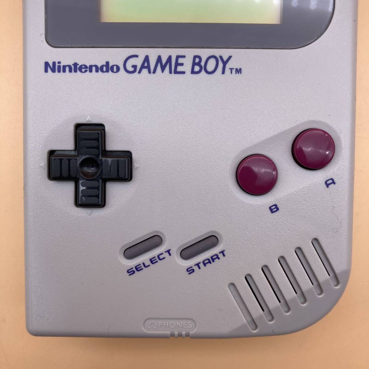 Nintendo 初代ゲームボーイ 本体 DMG-01 液晶不良 ジャンク イヤホン 説明書 箱付き