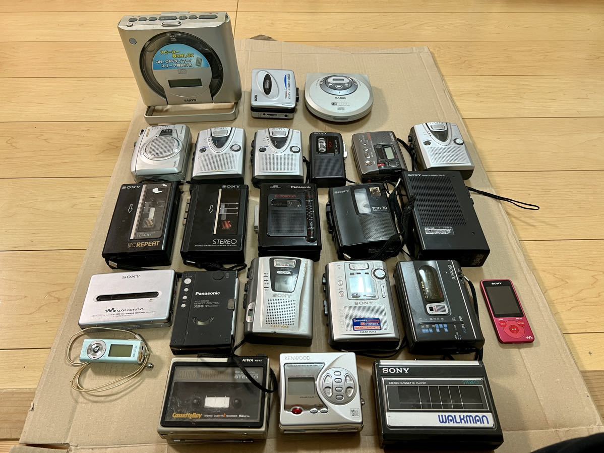 卸直営 WALKMAN WALKY AIWA カセットプレイヤー まとめ売り i9tmg.com.br