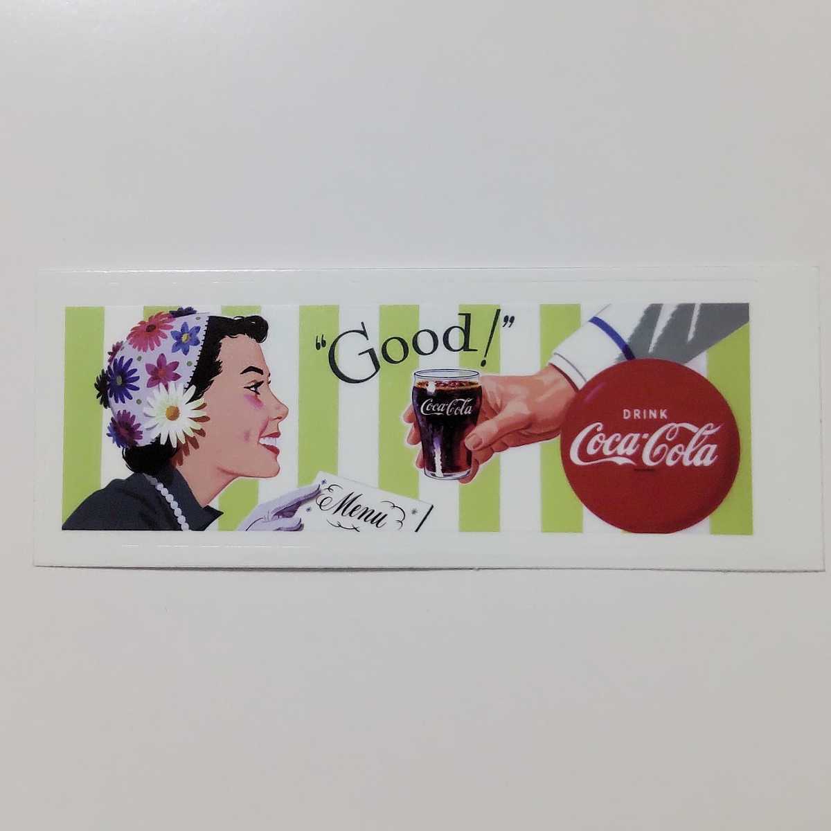 送料63円〜 コカ・コーラ ウォールステッカー ③★シール Coca-Cola 正規品★検)非売品 デカールの画像1