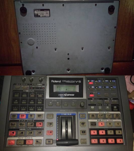 Roland Roland video mixer V-5 VIDEO CANVAS V-4 EDR VJ machinery DVJ down converter attaching animation distribution Vtuber sound MIXtere Work also 