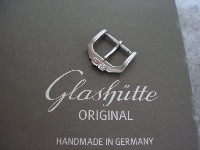 Glashutte Original（ グラスヒュッテオリジナル ）　旧パノシリーズの頃の尾錠　SS　16㎜_画像1