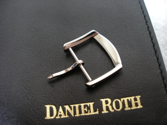 【100％本物です】　DANIEL ROTH( ダニエルロート )　純正の尾錠　16㎜　SS_画像6