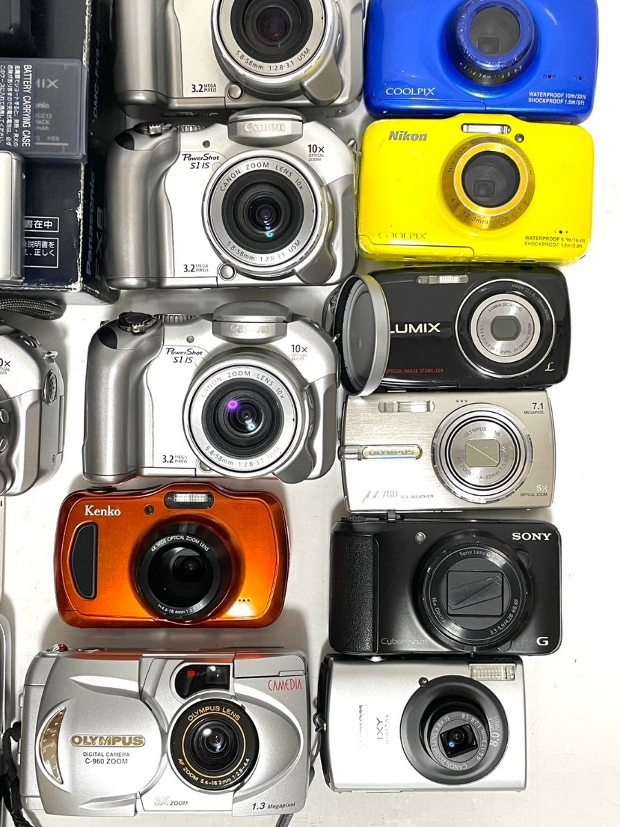 コンデジ デジカメ まとめ 大量セット 動作未確認 Canon Nikon