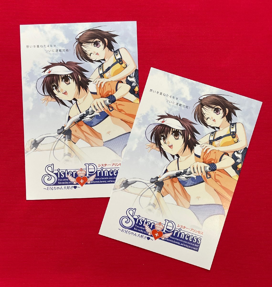 si Star * Princess ~ elder brother Chan large liking ~ postcard 1 kind 2 pieces set shop front for sales promotion not for sale at that time mono rare A12763