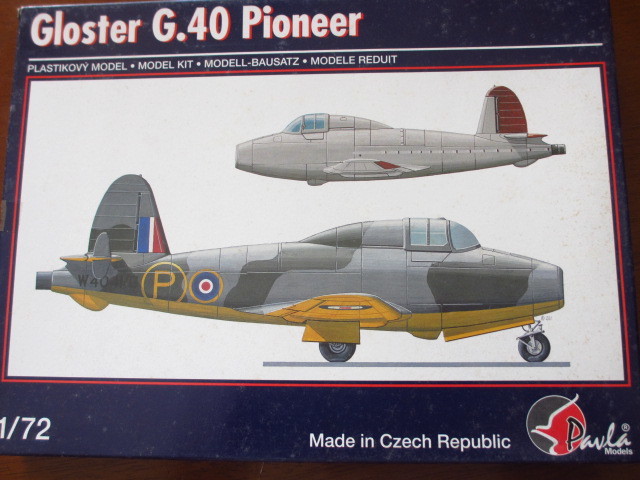 Pavla 1/72 Gloster G.40 Pioneer(箱未開封）_画像1