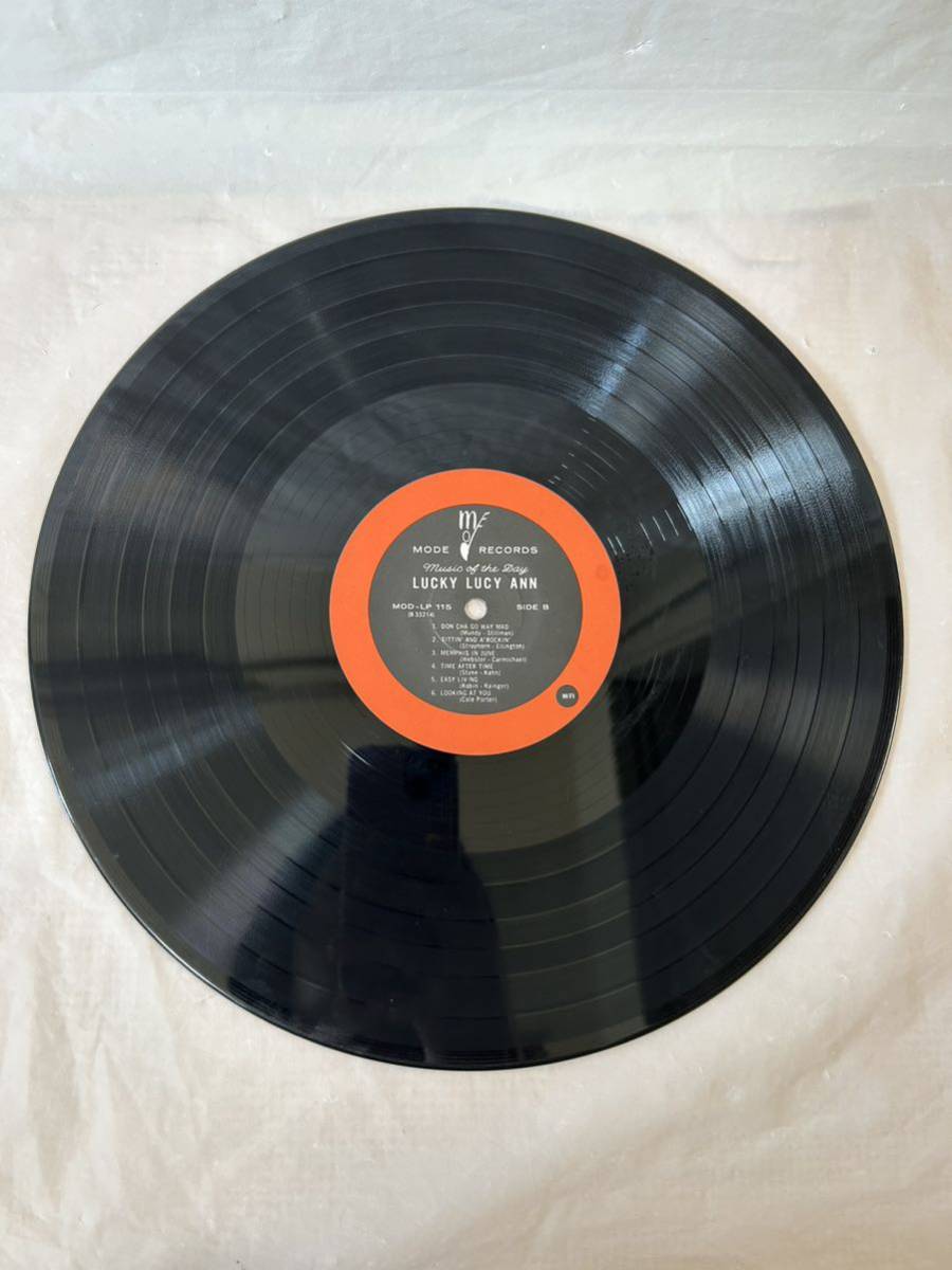 ●E204●LP レコード LUCY ANN POLK LUCKY LUCY ANN MODE RECORDS ルーシーアンポーク オリジナル盤_画像4
