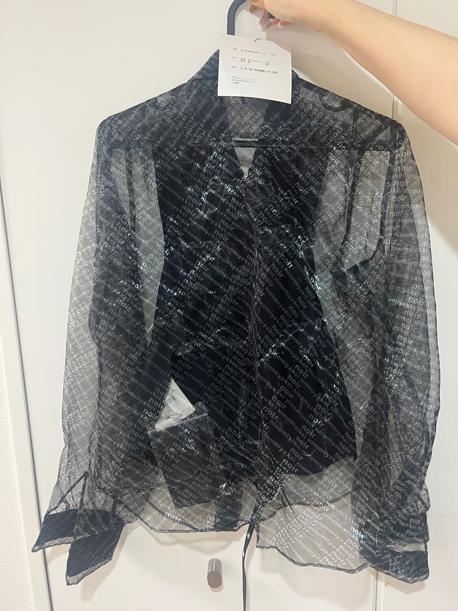 新品未使用 コムデギャルソン ニノミヤ noir kei ninomiya 長袖シャツ