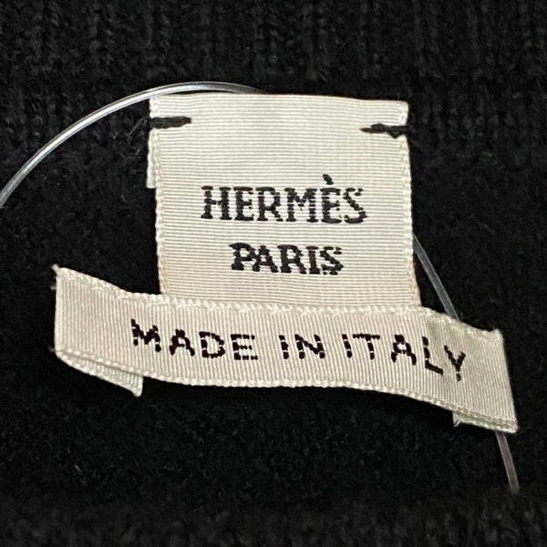 エルメス HERMES 長袖セーター サイズ36 S - 黒×白 レディース 長袖