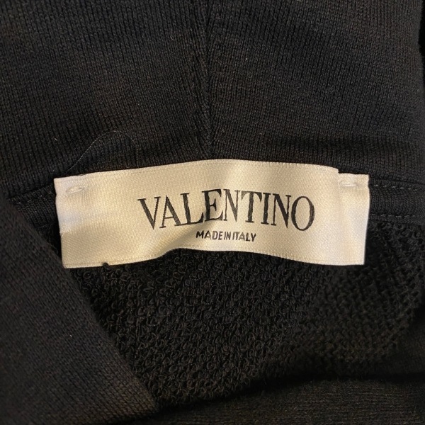 バレンチノ VALENTINO サイズXS - 黒×白 レディース 長袖/ミニ