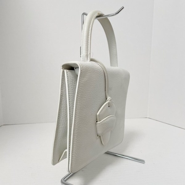 ロエベ LOEWE ハンドバッグ バルセロナ レザー 白 バッグ