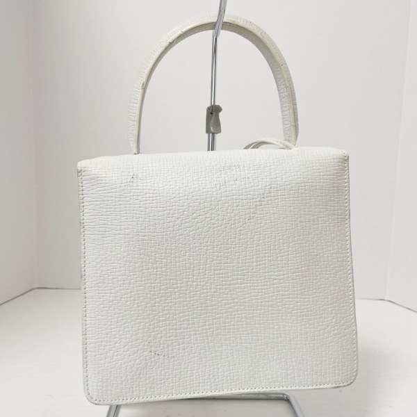 ロエベ LOEWE ハンドバッグ バルセロナ レザー 白 バッグ