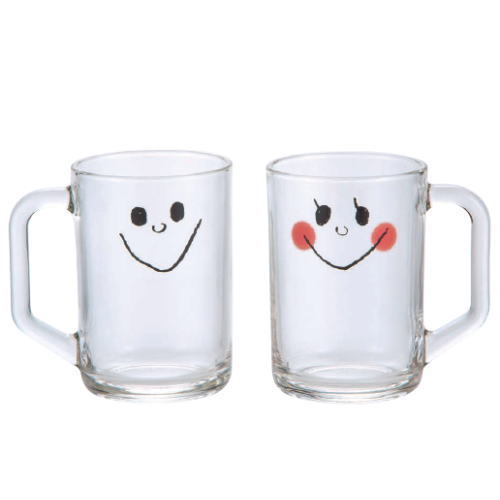 [ prompt decision ]# Nakayoshi pair jug # beer jug beer mug /gala spade /2 piece set /420ml / present gift //LF-0981