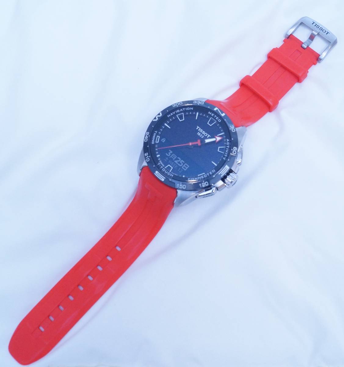 美品 TISSOT T-タッチ コネクト ソーラー T121.420/ティソ/スマート