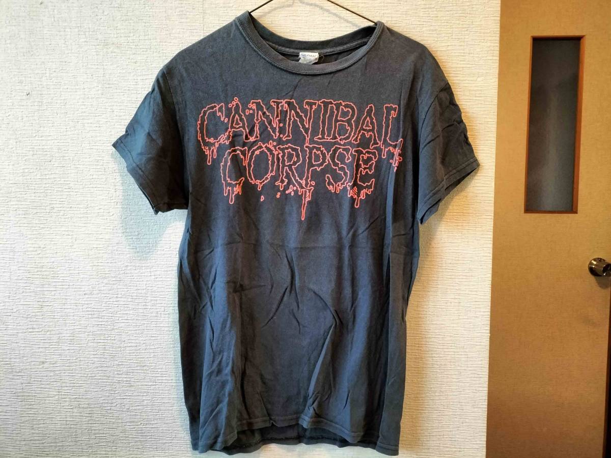 CANNIBAL CORPSE　カンニバルコープス　Teeシャツ デスメタル ツアーバンT　バンドT　退色　味_画像2