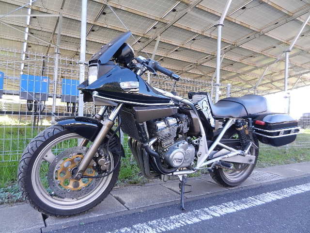 カタナ250 カタナ ＧＳＸ２５０Ｓ刀 ＧＳＸ ＧＪ７６Ａ 実動 書付き ベース車 部品どり車 千葉県発の画像1