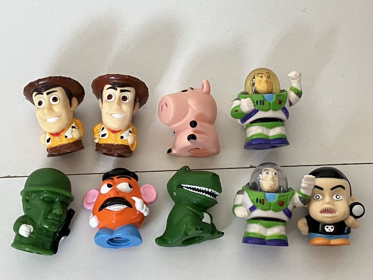 美しい トイストーリー TOY STORY ソフビ人形 指人形 9個 セット 当時