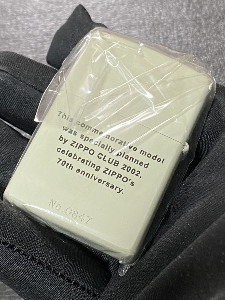 zippo ウィンディ 70周年記念 限定品 WINDY 希少モデル 2002年製 commemorateve コメモラティブ シリアルナンバー NO.0847 ②