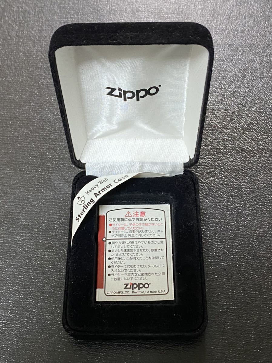 zippo ウィンストン スターリングシルバー アーマー 純銀 2015年製-