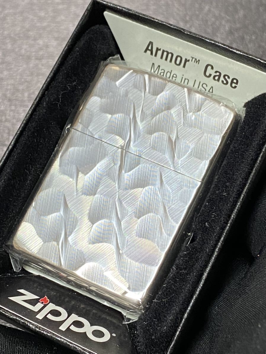 zippo アーマー 両面 特殊刻印 特殊加工 希少モデル 2016年製 Armor