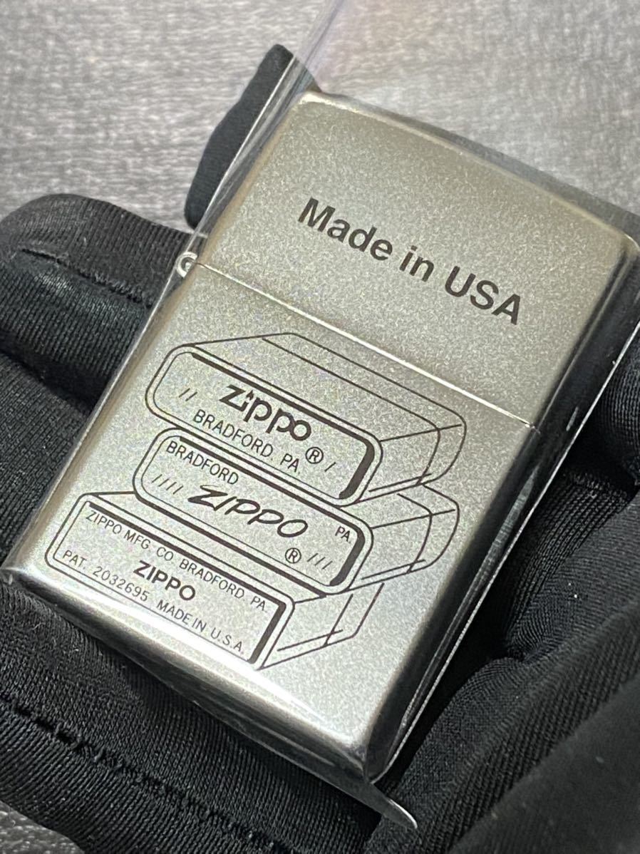 zippo 歴代ボトム 前面加工 シルバー 希少モデル 2014年製 シルバーインナー 2015年製 ケース 保証書付き_画像2