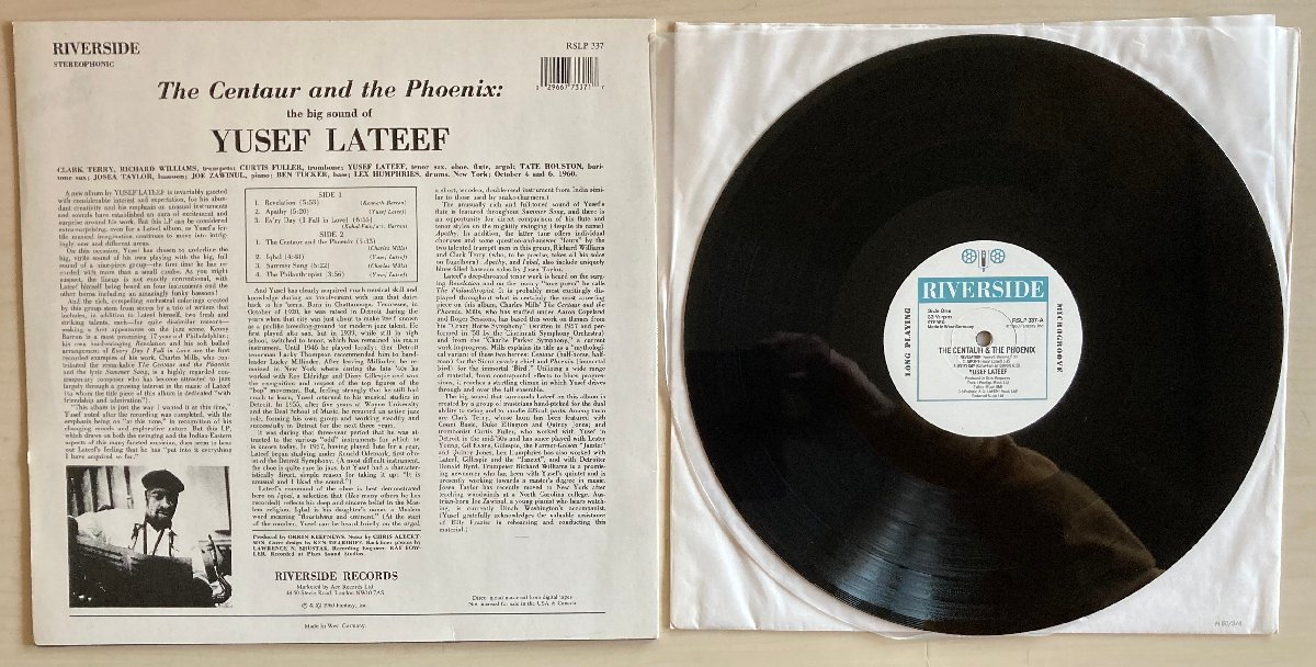LPA21488 ユセフ・ラティーフ YUSEF LATEEF / THE CENTAUR AND THE PHOENIX 輸入盤LP 盤良好 西ドイツ盤_画像2