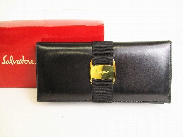サルバトー☛ 新品未使用 長財布 SalvatoreFerragamo 箱付き
