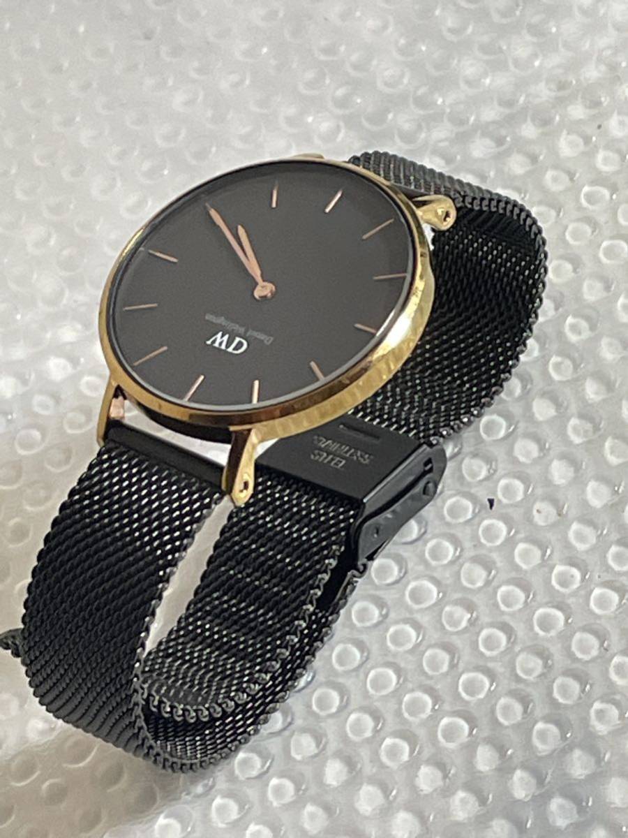 Daniel Wellington 腕時計 DW00100190 レザーベルト白 - 腕時計(アナログ)