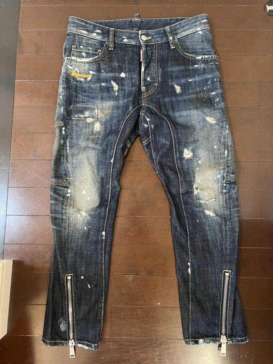 最安値挑戦！】 12SS DSQUARED2 BIKER 42 S71LA0493 スキニー バイカー