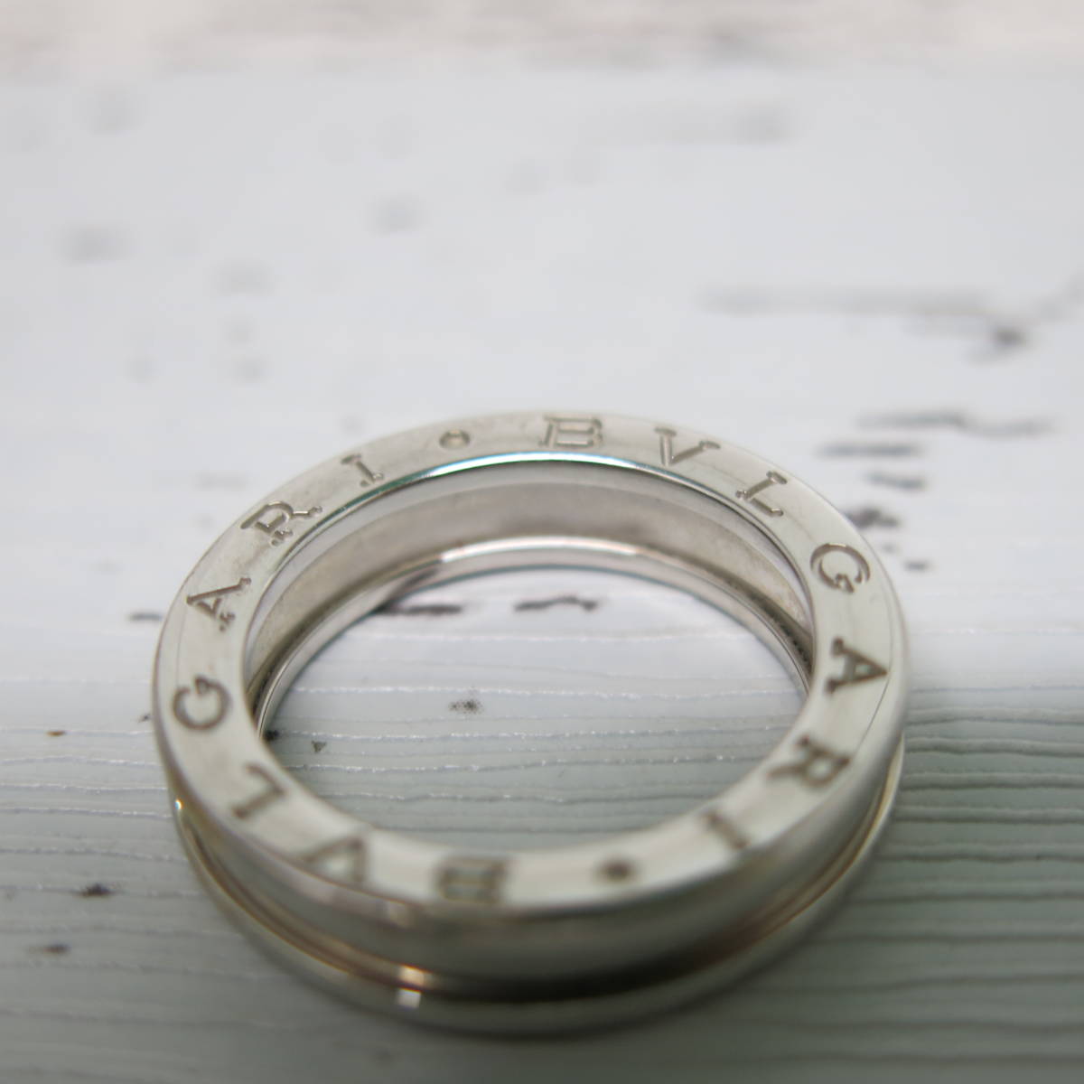 ☆GOL☆【BVLGARI】ブルガリ ビーゼロワンリング 750 51刻印 箱