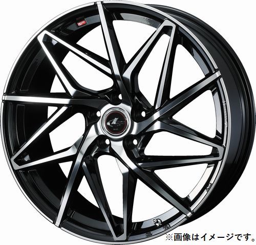 個人宅発送可能 ウエッズ Weds 20X8.5J +35 5穴 PCD114.3 PBMC ホイール 1本 LEONIS IT レオニス・アイティー (40631)