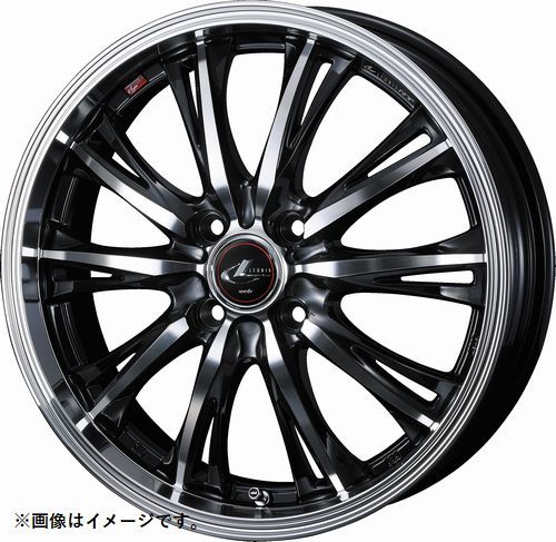 個人宅発送可能 ウエッズ Weds 15X4.5J +45 4穴 PCD100 PBMC ホイール 1本 LEONIS RT レオニス・アールティー (41158)_画像1