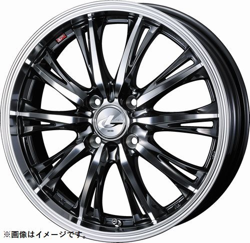 個人宅発送可能 ウエッズ Weds 15X5.5J +43 4穴 PCD100 BMCMC ホイール 1本 LEONIS RT レオニス・アールティー (41161)_画像1