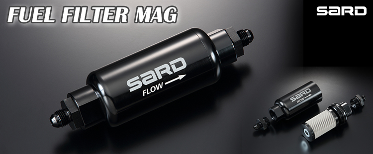 個人宅発送可能 SARD サード FUEL FILTER MAG フューエル フィルター MAG AN#6-7/8-14UNF (58259)の画像1