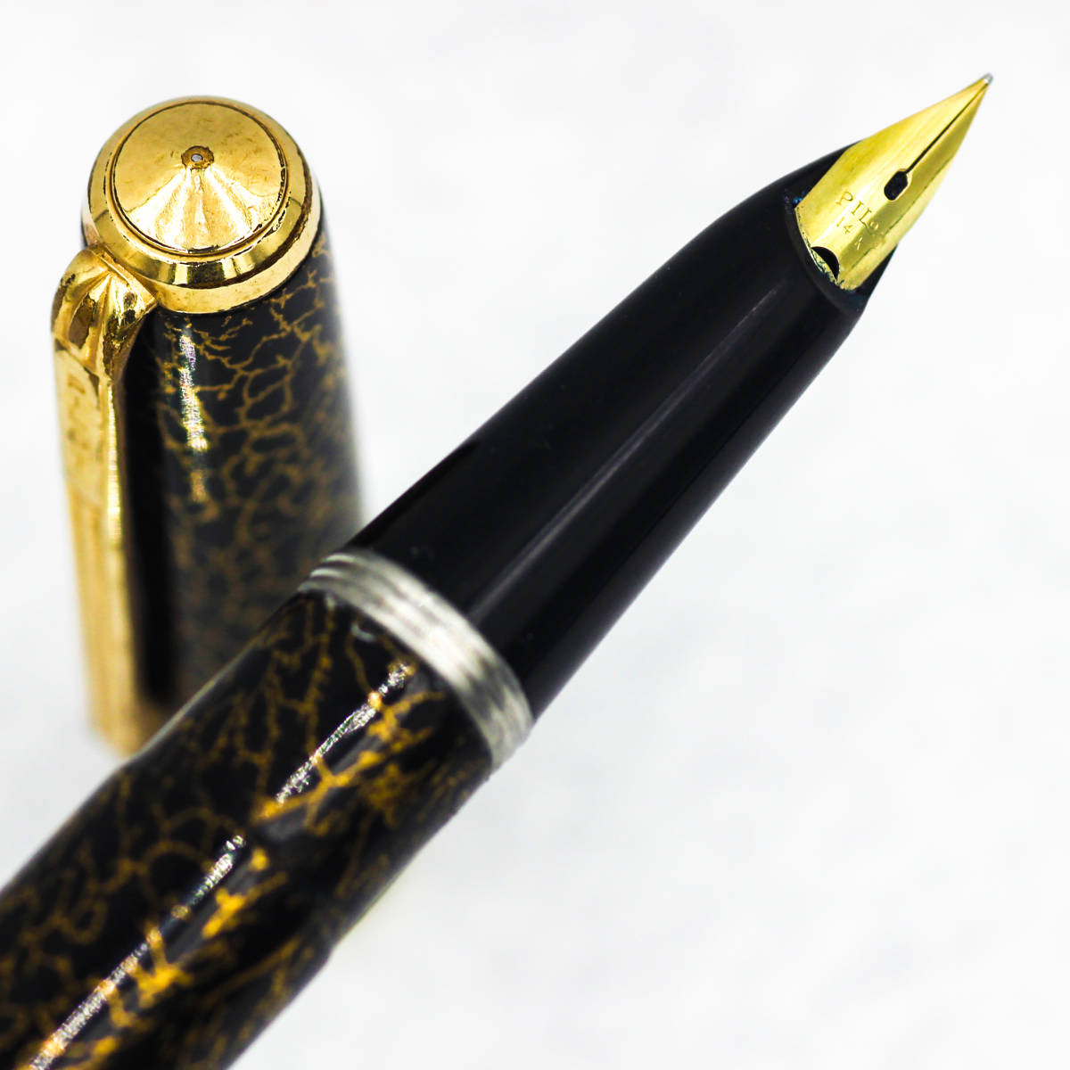 1950年代 パイロット スーパー 研ぎ出し金蒔絵 蜻蛉塗 万年筆 14