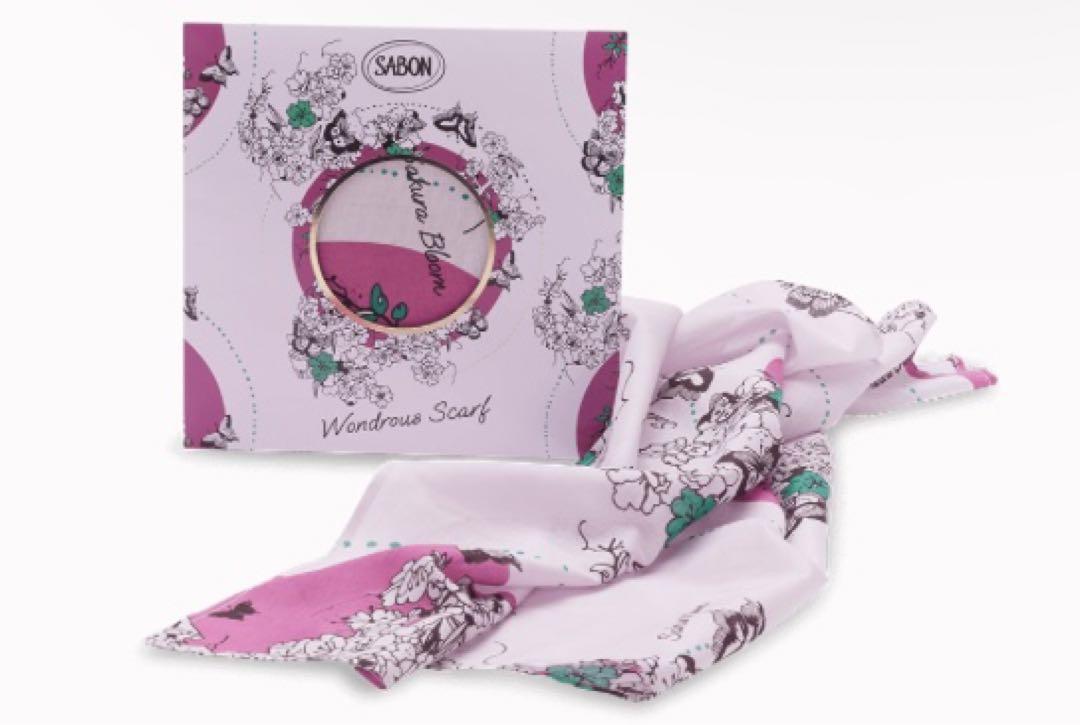 SABON sabot n scarf Sakura Bloom new goods unused unopened limitation free shipping postage included rare Novelty not for sale miscellaneous goods [KK19]