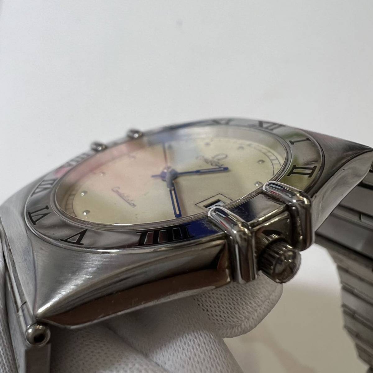 \\1円スタート// OMEGA Constellation コンステレーション 34mm Quartz 腕時計 メンズ 紳士の画像4