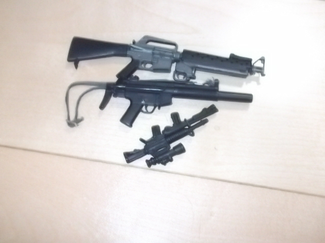  machine gun set 3.GI Joe. hot toys.12 -inch for 