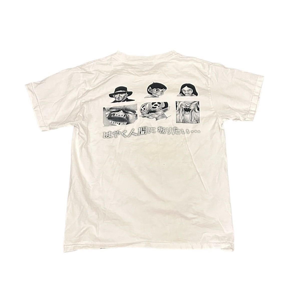 希少 90s 妖怪人間ベム Tシャツ 両面プリント Wild Oatsタグ 希少 90s 妖怪人間ベム Tシャツ 両面プリント Wild Oatsタグ