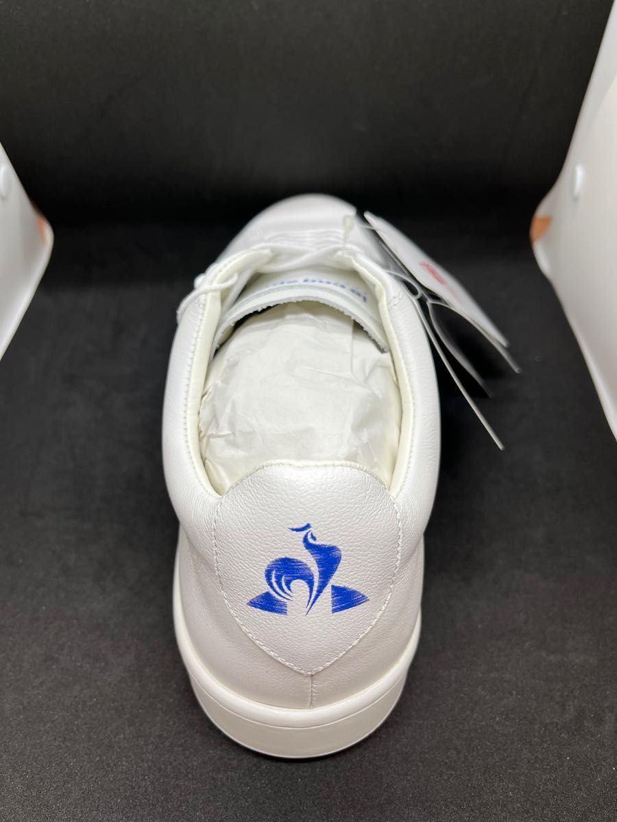 Le coq sportif BLAZON RENTREE DESC ホワイト×ブルー