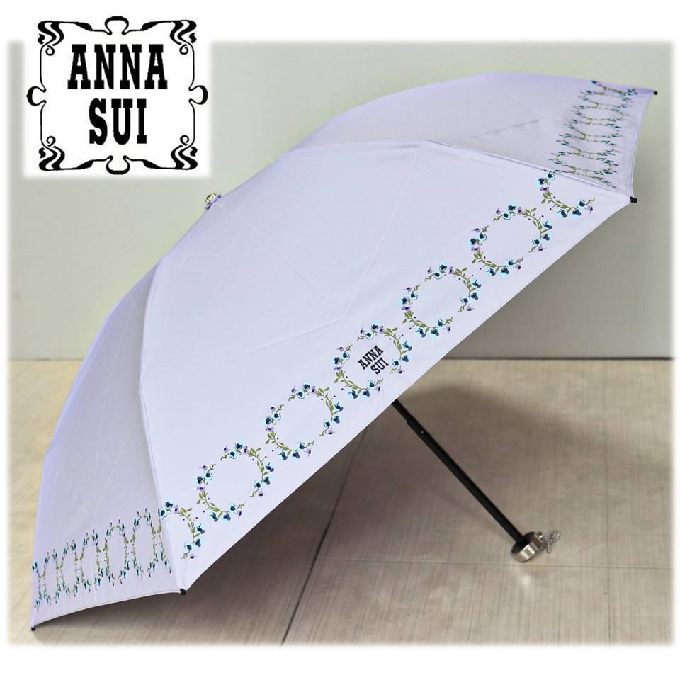 当店限定販売】 アナスイ ANNA SUI 晴雨兼用日傘 花柄刺繍