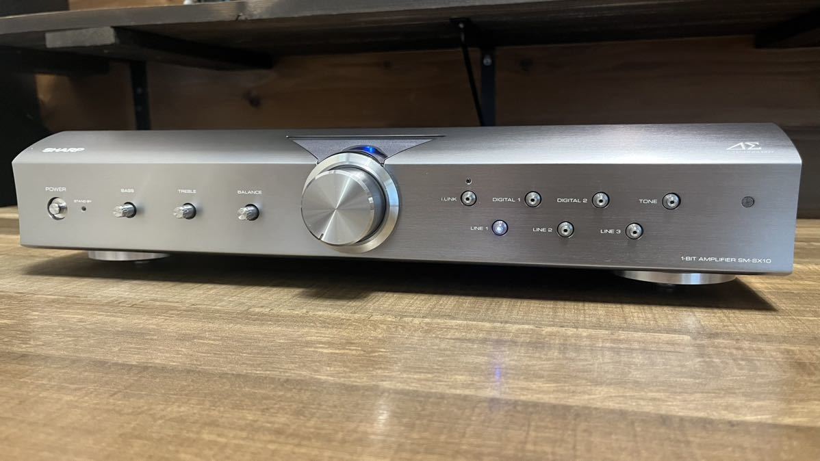 リモコンは】 SHARP シャープ 1ビットアンプ SM-SX10 プリメインアンプ