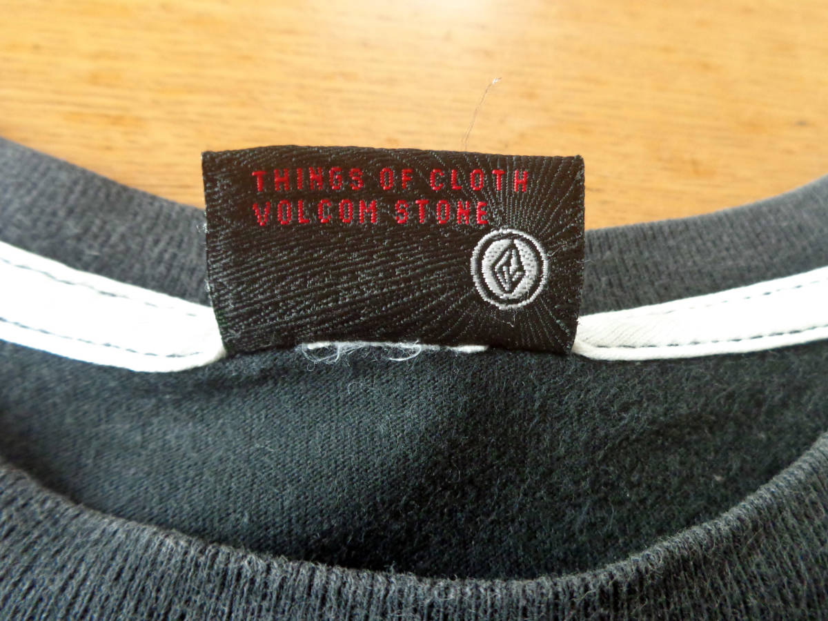 VOLCOM★ボルコム 半袖Tシャツ 胸ポケット付☆黒 ブラック Ｍサイズ 送料￥370_画像7