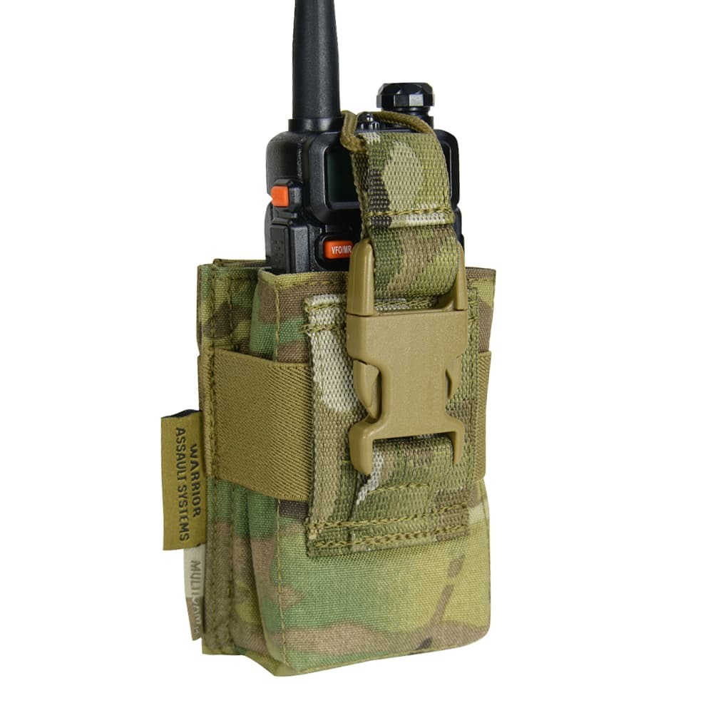 WARRIOR ASSAULT SYSTEMS adjustable radio pouch ARP transceiver storage MOLLE correspondence W-EO-ARP [ multi cam ]