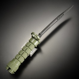  training knife M9bayo net sheath attaching [ olive gong b] gun . Raver plastic M16 scabbard belt loop 